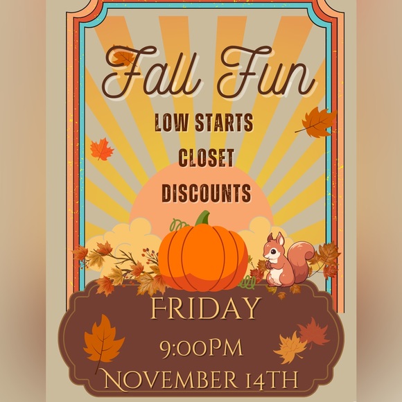 Happy Fall- Friday The 14th- 9:00PM EST - Come See What I Have Found 🍁 - Picture 1 of 8